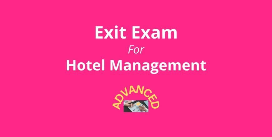 Exit Exam for Hotel Management Advanced.jpg