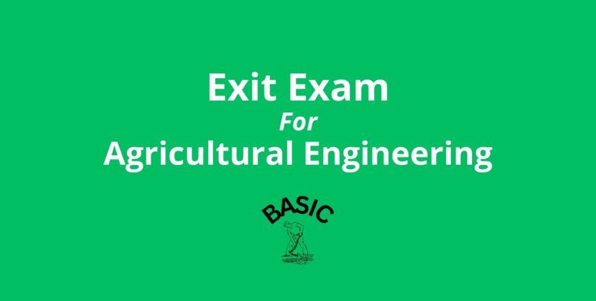 Exit Exam for Agricultural Engineering Basic.jpg