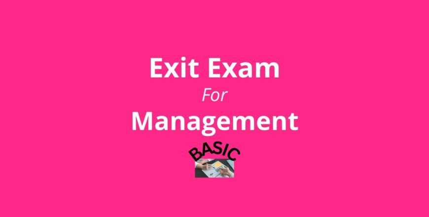 Exit Exam for Management Basic.jpg