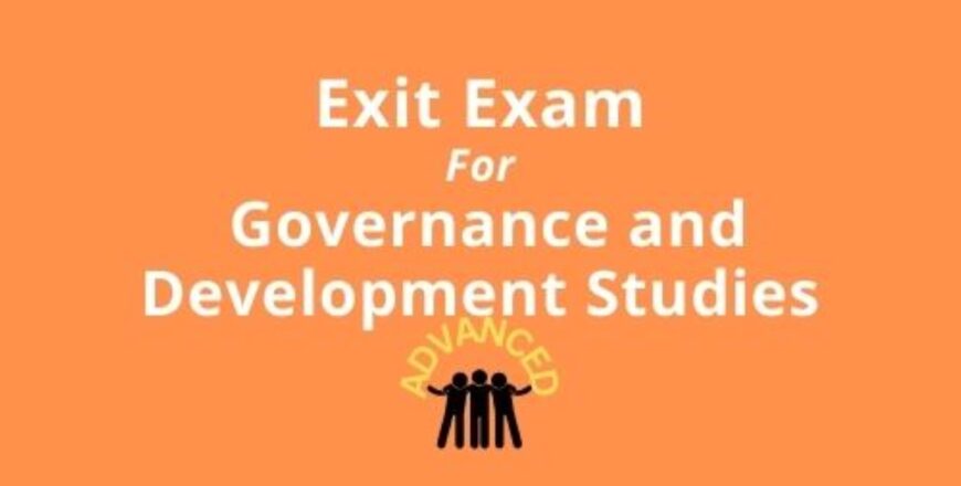 Exit Exam for Governance and Development Studies Advanced.jpg