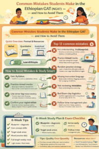 Common Mistakes Students Make in the Ethiopian GAT